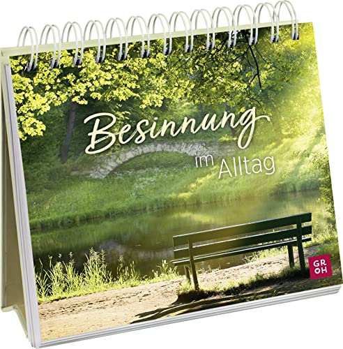 Besinnung im Alltag: Deko-Geschenk für mehr Achtsamkeit mit christlichen Sprüchen und Naturfotos (Geschenke für Naturliebhaber und Gartenfreunde)
