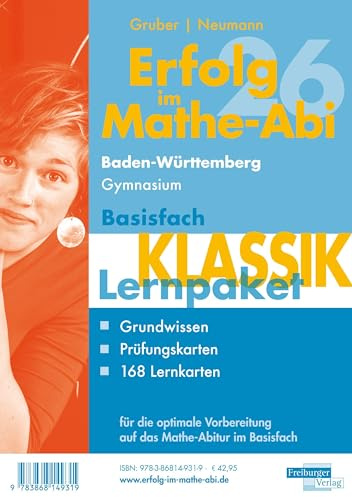 Erfolg im Mathe-Abi 2026 Lernpaket Basisfach 'Klassik' Baden-Württemberg Gymnasium