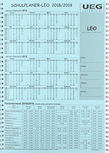 Lehrerkalender-Schulplaner LEO 2018-2019 DIN A4