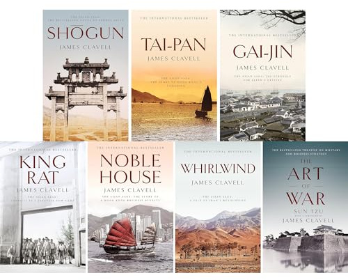 James Clavell Collection: The Complete Asian Saga with The Art of War - Shogun, Tai-Pan & More (7-Book Set)