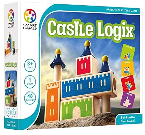 Smart Games - Castle Logix, Preschool Puzzle Game with 48 Challenges, 3+ Years