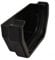 Square Line Guttering External Stop End - Black