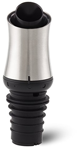Cole & Mason H103020 Haverhill Boquilla de Control de Flujo, 93mm, Vertedor de Botellas y Tapón, Acero Inoxidable, 1 x boquilla para Botella, 2 Años de Garantía