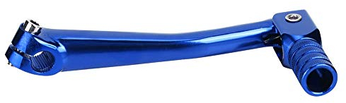 Reminnbor Levier de changement de vitesse CNC en alu um moto pliant changement de vitesse levier de changement de vitesse cessoire pour moto Dirt Bike 150x65mm(Bleu) motorbike lever