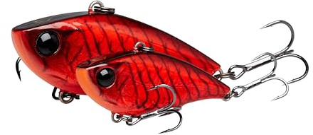 Savage Gear Fett Vibes - Detaillierter lippenloser Köder mit vibrierender Aktion, eingebauter Rassel für Raubfische - Barsch, Hecht, Barsch & Forelle im Süßwasser, Weitwurf Ayu Chrome 5.1 cm