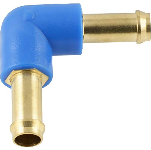 Fittingteile - Mini Winkel-Schlauchverbinder Verteiler für PVC-Pneumatikschläuche Steckverbinder (Ausführung: L-Verbinder - Schlauch Ø innen: 3 mm)