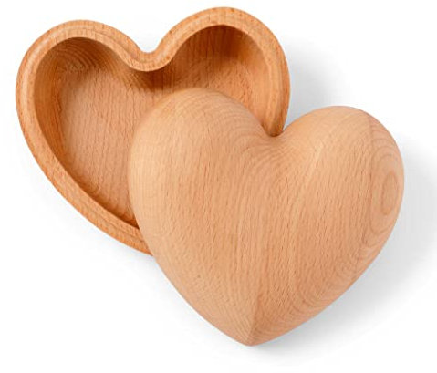 Spring Copenhagen HEART BOWL | Herz DOSE aus Holz | Mencke & Vagnby