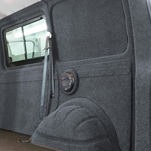 Innenverkleidung Filz Dunkelgrau Ausbau universell passend für Campingbus, Kastenwagen (Verschiedene Größen) (Dunkelgrau (10x2m))