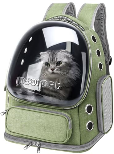 Katzentragerucksack, Hunderucksack für kleine Hunde, Haustier-Rucksack mit Luftlöchern, von Fluggesellschaften zugelassene Reisetasche