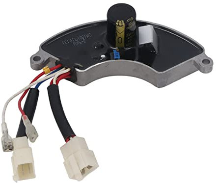 Regolatore Generatore, Regolatore Automatico di Tensione 3kW a 5kW Regolatore di Controllo Tensione Volt AVR Trifase per Generatore, Alternatori e Generatori