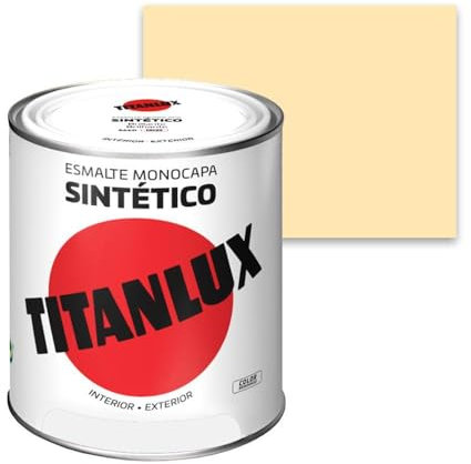 Titanlux Esmalte Sintético Brillante Crema 750 ml