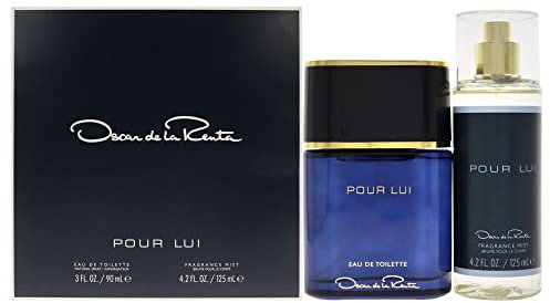Oscar Pour Lui by Oscar De La Renta for Men – 2 Stück Geschenkset 3 oz EDT Spray, 4,2 oz Fragrance Mist