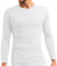 MT Herren Ski- und Thermounterhemd - Winter Unterwäsche Langarm - Weiß 3XL