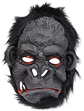 Avrilight Cosplay Kopfbedeckung Masken Deko Requisiten Tiermaske Halloween-Ohr-Maske Große gruselige Maske Maske Verkleidung (C, One Size)
