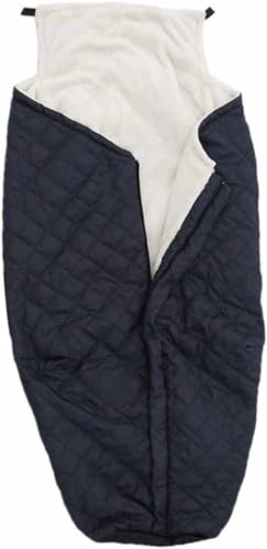 VENBER Schlupftasche für Rollstühle Lammfell vielseitige Schlupftasche für Rollstuhlfahrer - für warme Bezüge für Bein und Unterkörper - Rollstuhldecke mit Fußsack