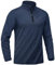 KEFITEVD Men's 1/4 Zip Long Sleeve Sports Running Shirts Spring Warm Military Combat Tops Hiking Safari Shirt,Navy Blue,3XL
