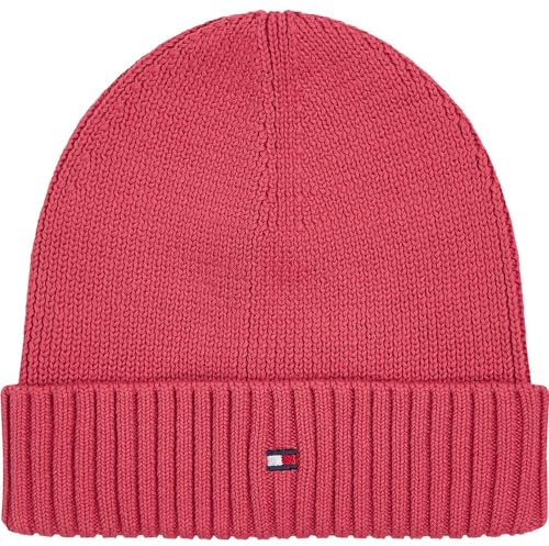 Tommy Hilfiger Unisex Kinder Gestrickte Mütze Small Flag Beanie Au0au01526