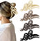 BELEVO 4 Stück Haarklammer Groß 13cm Wellenform Haarklammern Rutschfeste Haarspangen Damen Claw Clip Hair Clip Haarstyling Zubehör für Dickes Dünnes Langes Haar