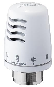 ICMA Tête thermostatique blanche M28 x 1,5
