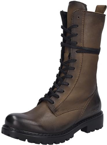 Josef Seibel Damen Schnürstiefel Marta 29,Weite G (Normal),Wechselfußbett,Winterschuhe,uebergangsstiefel,Cognac,36 EU
