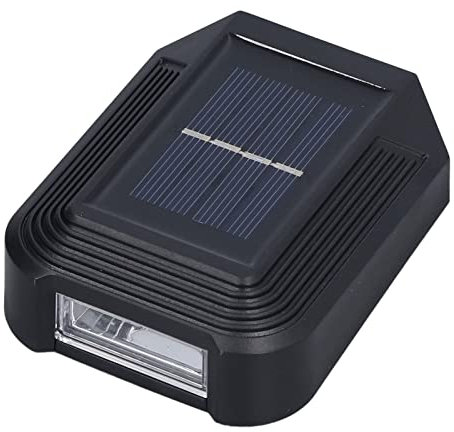 TOPINCN Helle Solar-Zaunleuchten, 6 LEDs, IP65-Schutz, Energiedekorierte Wandleuchte, Warmweiße Lichter, Außenwandleuchten für die Gartendekoration (weißes Licht)