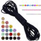 LEREATI Gummiband für Armbänder Nylonschnur 2mm x 5m Perlenschnur Rund Armband Schnur Gummi Schmuckband, Elastisches Band für Armbänder, Schmuck, Halskette, Hutgummi, DIY (Dunkelblau)