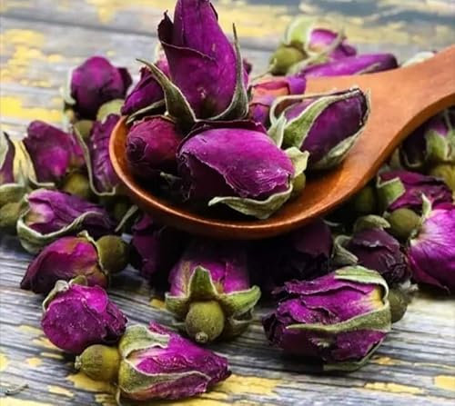 163 - BOUTONS DE ROSES SÉCHÉES COMESTIBLES ورد الشوش EN VRAC 50G