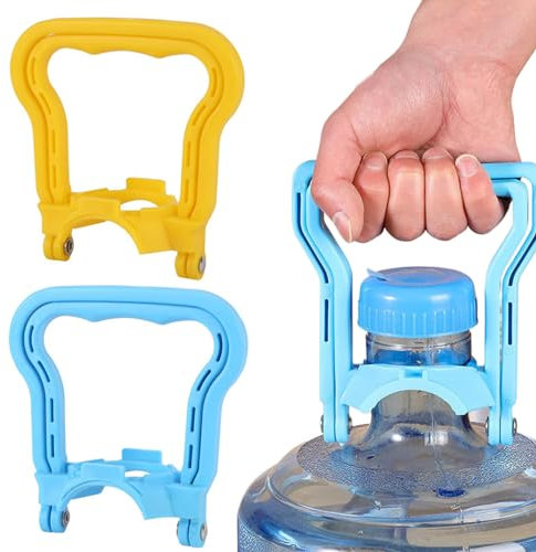 2 piezas de 5 galones Soporte de botella de agua Agradable ergonómico 5 galones Jarra de agua Player Anti-Slip evitando la inclinación de la botella de agua de agarre fácil Manejo de la botella de so