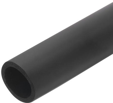 sourcing map Schaumstoffschlauch für Griffstütze, Rohrisolierung, 35 mm Innendurchmesser, 47 mm Außendurchmesser, 1 m Länge, Schwarz