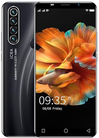 WRTogo Smartphone Offerta del Giorno, Display IPS da 5,0, 16GB ROM/(Espandibile fino a 128GB), Android 9.0 OS, Doppia SIM Fotocamera, Sblocco GPS/WIFI/Faccia (HOT80-Black)