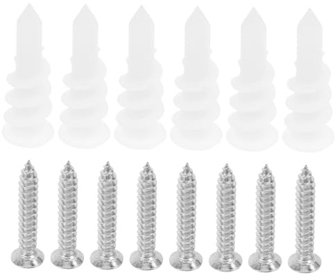 jojofuny Kit di Viti e Tasselli per Cartongesso Tasselli Autoperforanti per Impieghi Gravosi Viti Autofilettanti Kit