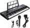 Clavier Électronique 61 Touches,Ensemble Piano Numérique Électrique Portable, 200 Tons, 200 Rythmes, 60 Chansons de Démonstration, Haut-parleurs Intégrés, Casque, Microphone, pour Débutants
