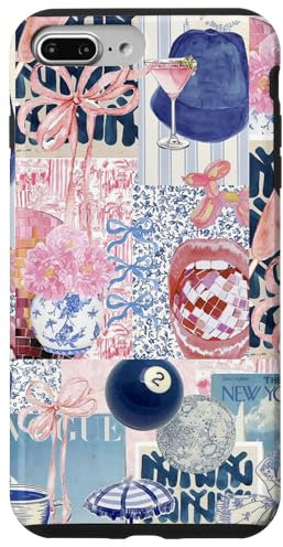 Aesthetic Summer European Coquette Collage Scrapbook Preppy Case for iPhone 7 Plus/8 Plus