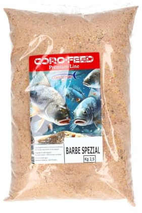 Corofish Grundfutter Feed Premium Line Barbe Spezial 2,5Kg Angelfutter Grundfutter Fertigfutter Futtermittel