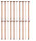 Lot de 30 clous en cuivre pour un retrait efficace des souches - Taille 65 mm - Contrôle rapide des racines (E)