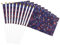 Drapeau portable imprimé étoiles rouges bleues américaines pour célébration fêtes vacances décoration rassemblements événements