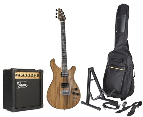 J & D Duke 20 Natural Set - E-Gitarren Anfänger Set