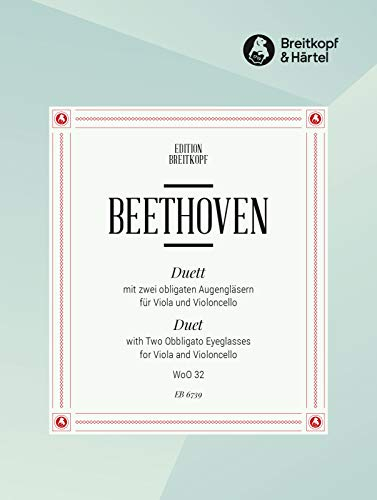 Duett mit zwei obligaten Augengläsern für Viola, Cello (EB 6739)