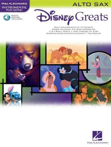 Disney Greats Alto Saxophone Asax: For Alto Sax Instrumental Play-Along Pack (Disney Greats S)