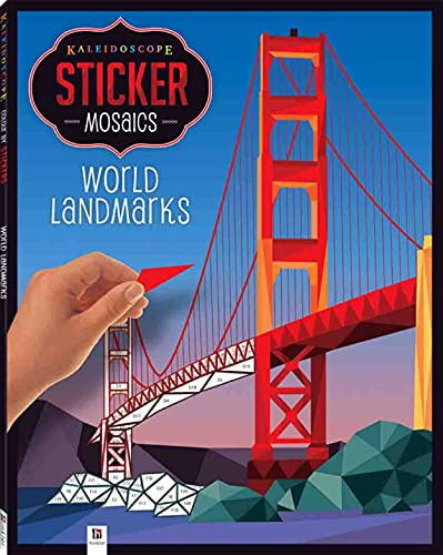 Kaleidoscope Sticker Mosaics: World Landmarks (Kaleidoscope Colour By Stickers)