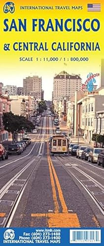 Citymap San Francisco & Central California: 1:11000