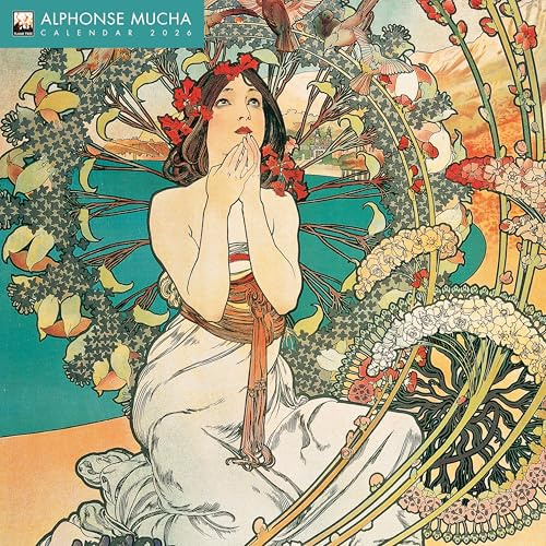 Alphonse Mucha – Alfons Mucha 2026 – Original Flame Tree Publishing-Kalender [Kalender] (Wall-Kalender)