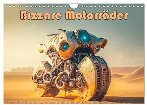 Bizzare Motorräder (Wandkalender 2026 DIN A4 quer), CALVENDO Monatskalender: Leidenschaft für futuristische Krafträder (CALVENDO Mobilitaet)