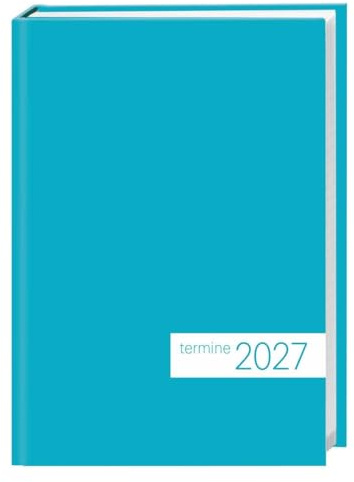 times&more Petrol Kalenderbuch 2027: Bunter Buch-Kalender mit flexiblem Umschlag. Handlicher Wochenplaner. Taschenkalender 2027 zum Planen von Terminen.