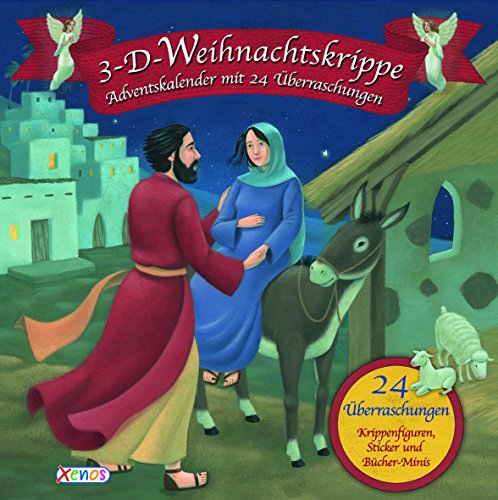 3-D-Weihnachtskrippe: Adventskalender mit 24 Überraschungen
