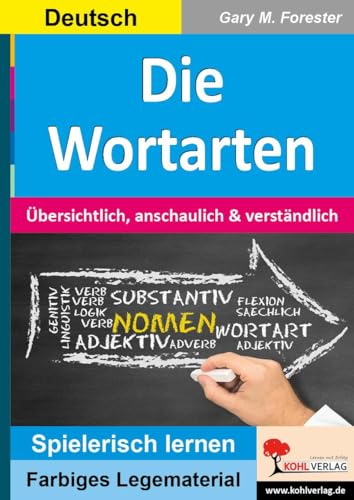 Die Wortarten: Übersichtlich - anschaulich - verständlich (Montessori-Reihe: Lern- und Legematerial)