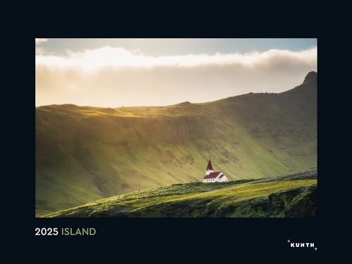 Island - KUNTH Wandkalender 2025: Hochwertiger, bildstarker Kalender mit Spiralbindung im Großformat