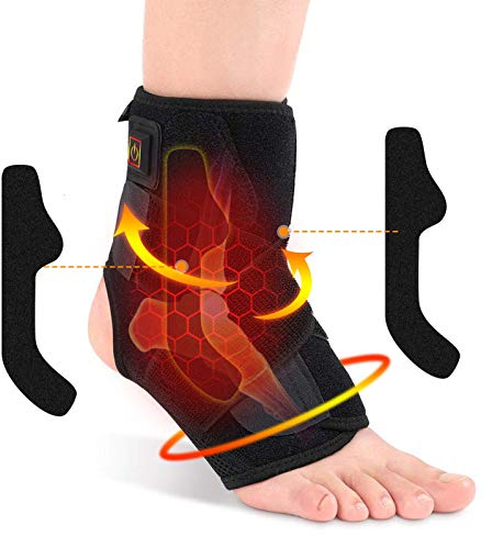 Tobillera térmica Doact, tobillera ajustable, terapia caliente, protección de compresión de tobillo para hombres y mujeres, recuperación de lesiones por esguince de tobillo