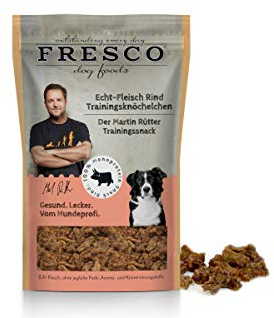 Fresco Dog Martin Rütter Trainingsknöchelchen Rind 10x150g