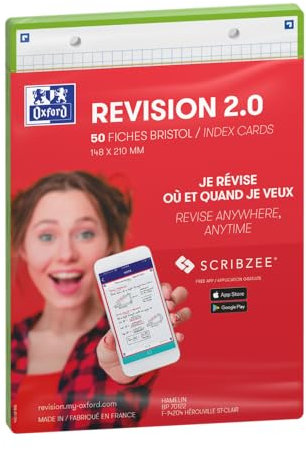 OXFORD Karteikarten, A5, Grün